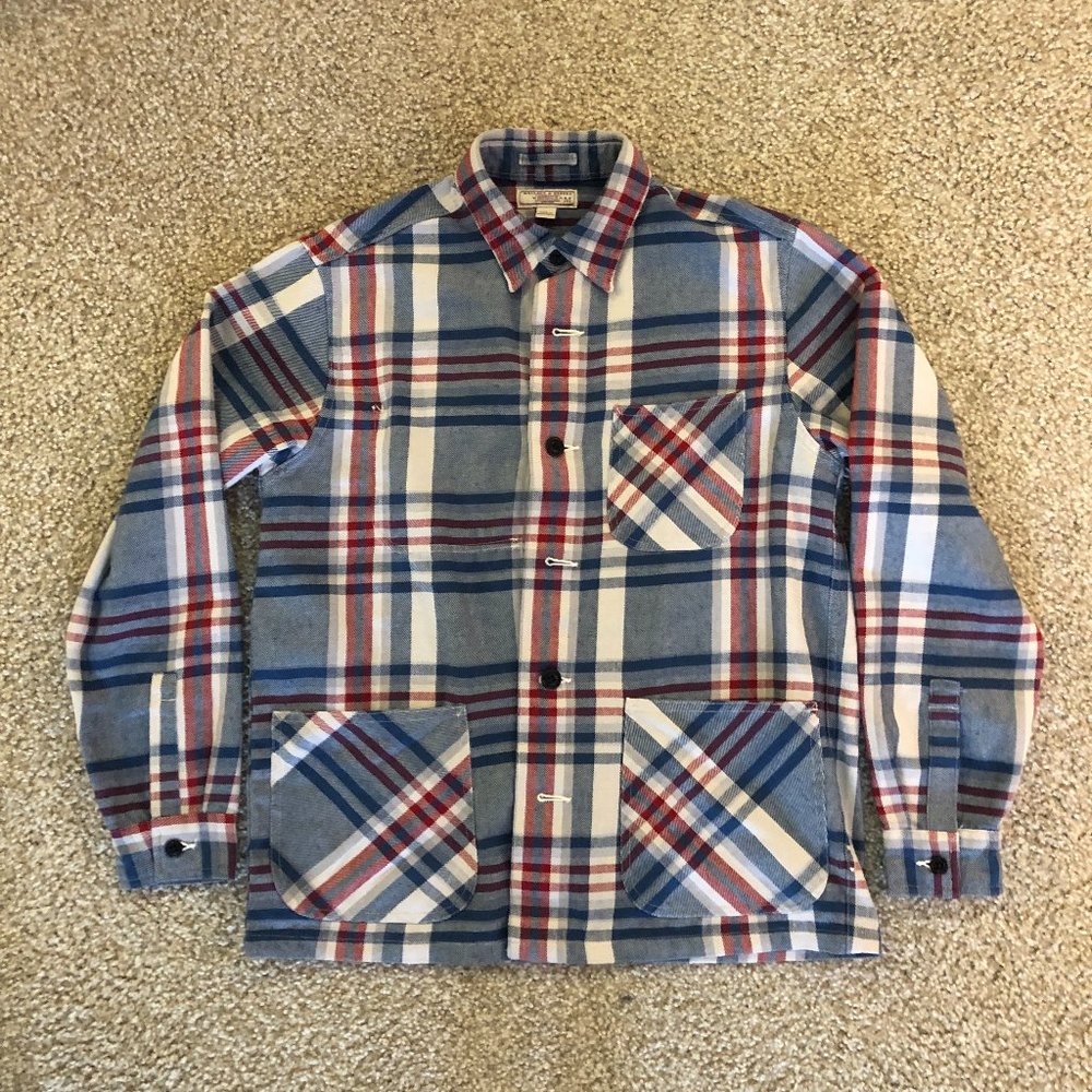 NWT J. Crew Wallace and Barnes flannel M